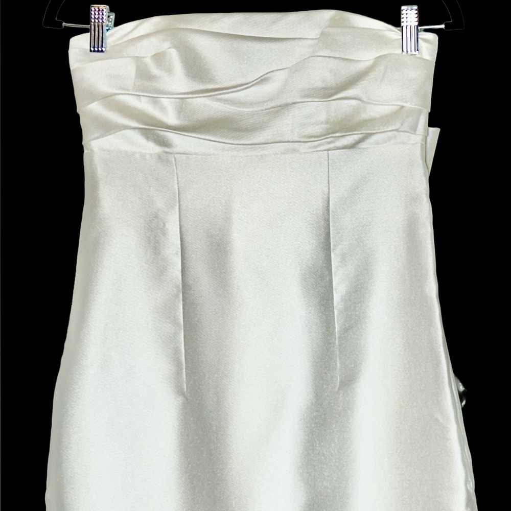 ALFRED SUNG D856 Maxi Dress in Ivory - Picture 7 of 14